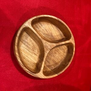 Vintage Dansk Teak tray bowl